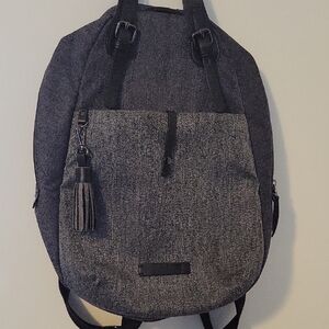 Sherpani Esprit Gray Backpack with Tassel Detail